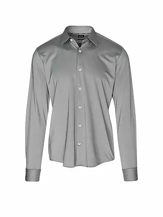 BOSS | Chemise Slim Fit ROAN | schwarz